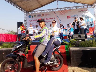 Gema Media Fun Bike Peringati Hari Bersejarah Di Kota Mojokerto