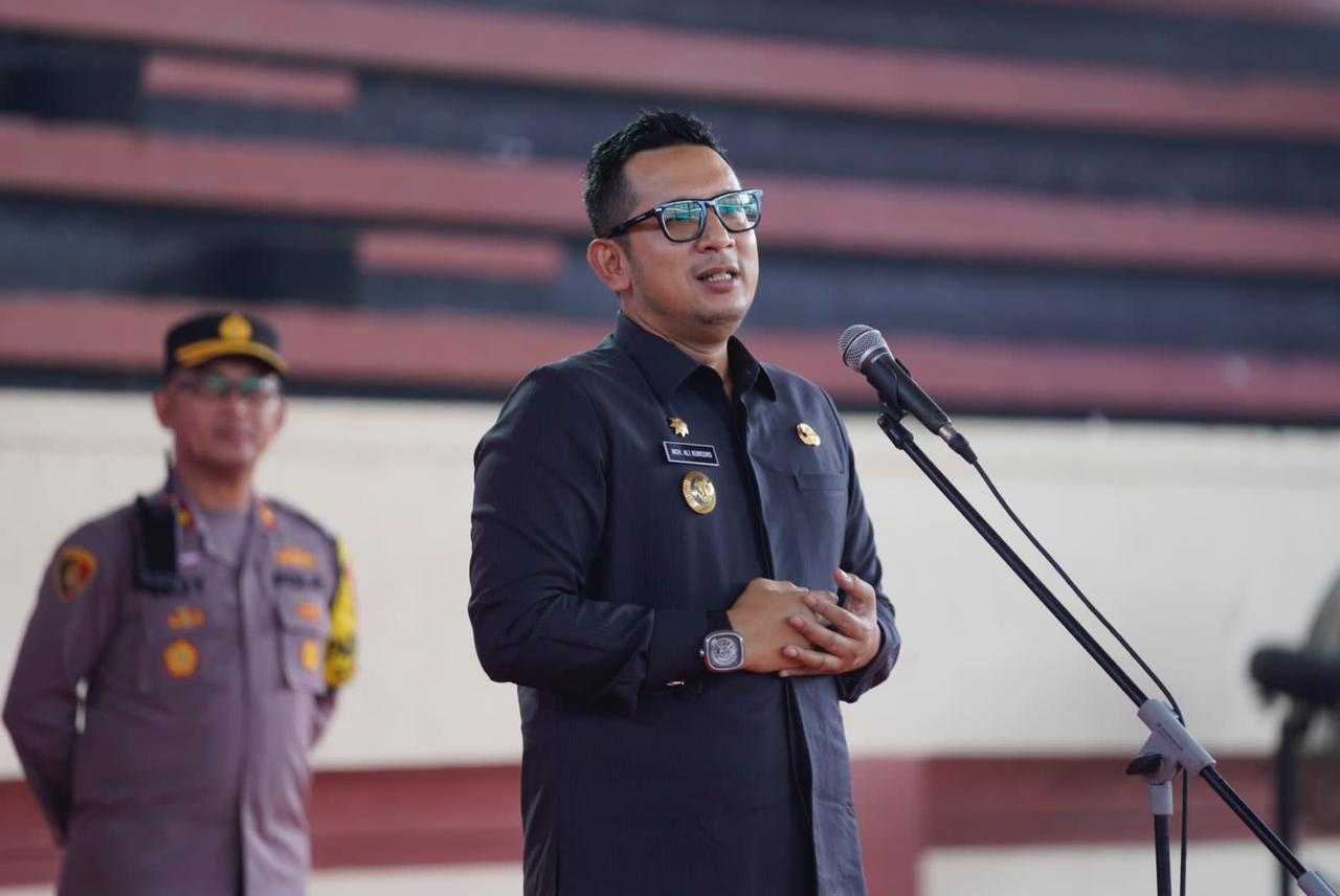 Gema Media Pimpin Apel Gabungan Pj Wali Kota Mojokerto Ali Kuncoro